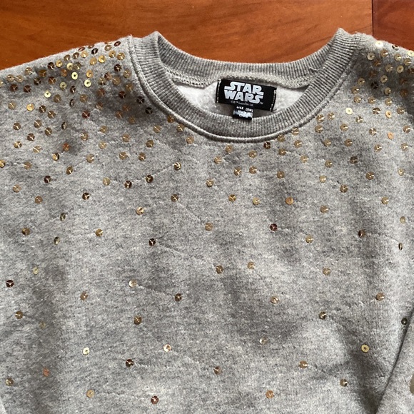Girls Star Wars theme sweatshirt - Size 6/6X (S) - Picture 3 of 3